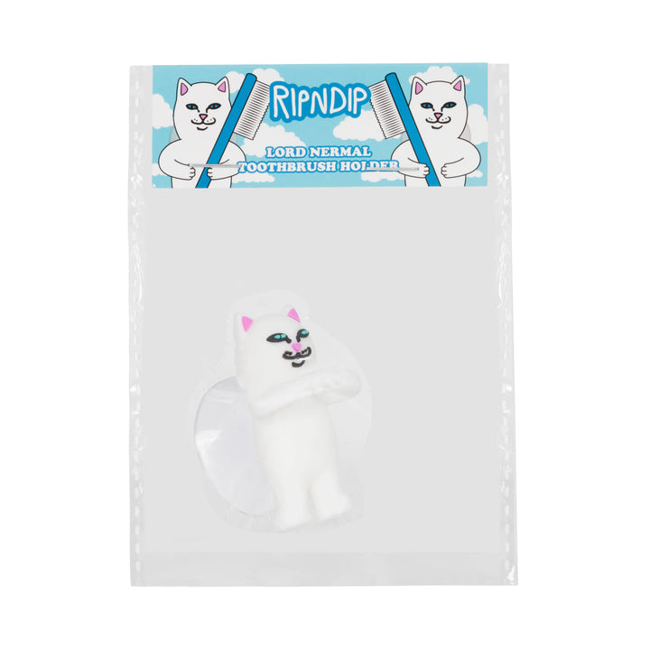 RIPNDIP Lord Nermal Toothbrush Holder White