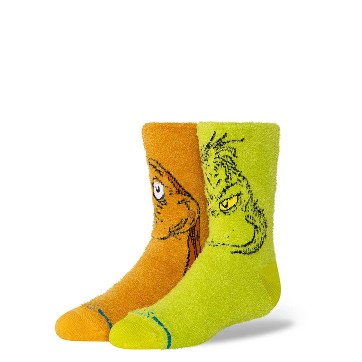 Stance KIDS GRINCH AND MAX SOCKEN Green & Orange