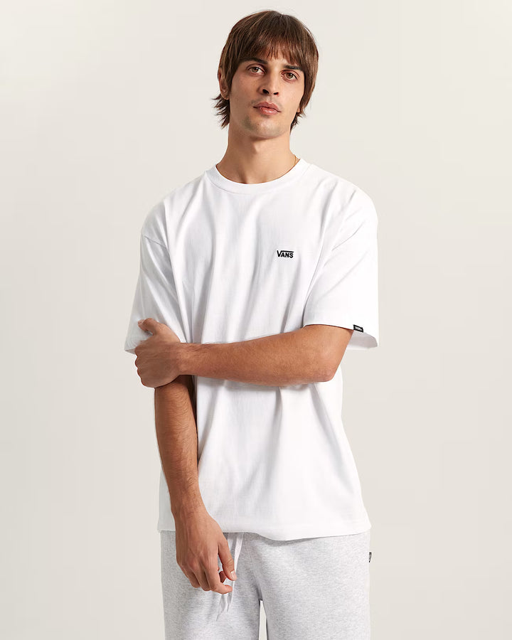 T-shirt Vans avec logo poitrine gauche - blanc/noir