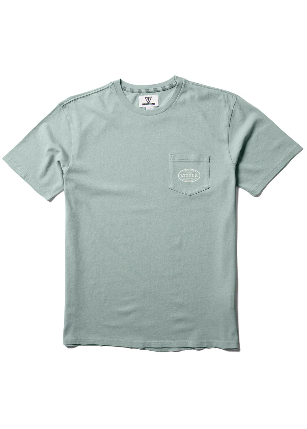 Vissla Buckled SS PKT Tee - Agave