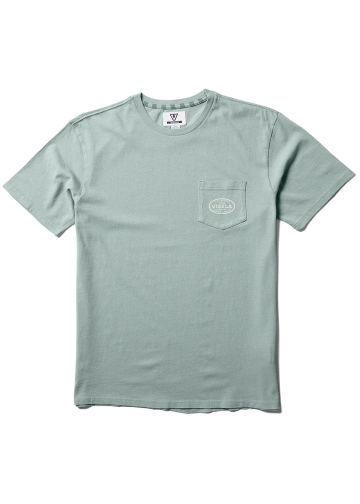 Vissla Buckled SS PKT Tee - Agave