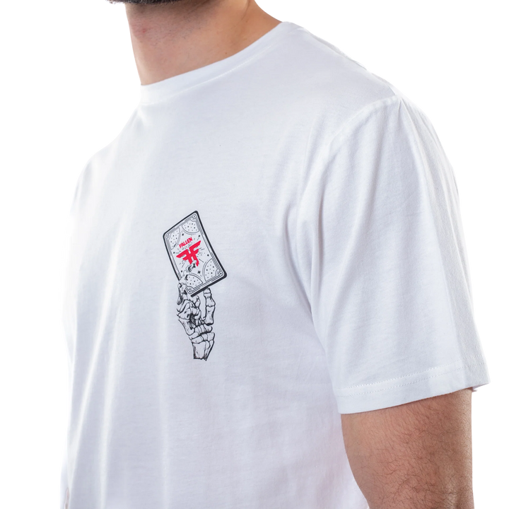 Fallen Death's Embrace T-Shirt - White / Red