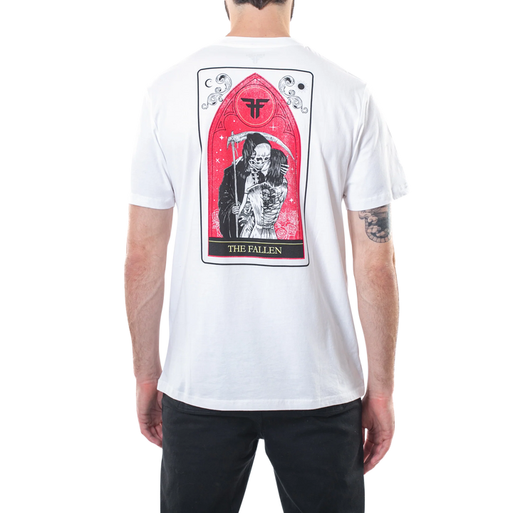 Fallen Death's Embrace T-Shirt - White / Red