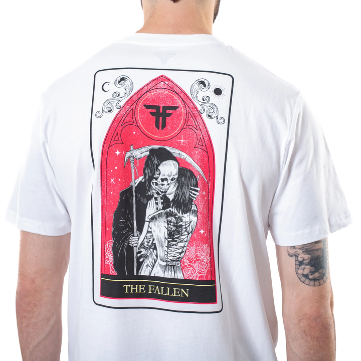 Fallen Death's Embrace T-Shirt - White / Red