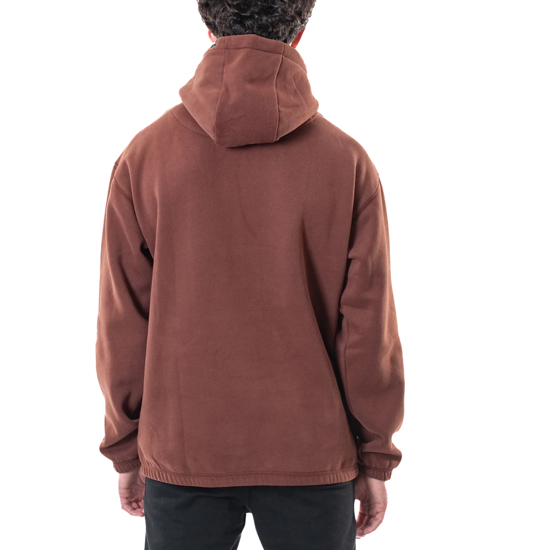 Fallen Grunge Hoodie - Brown / Black