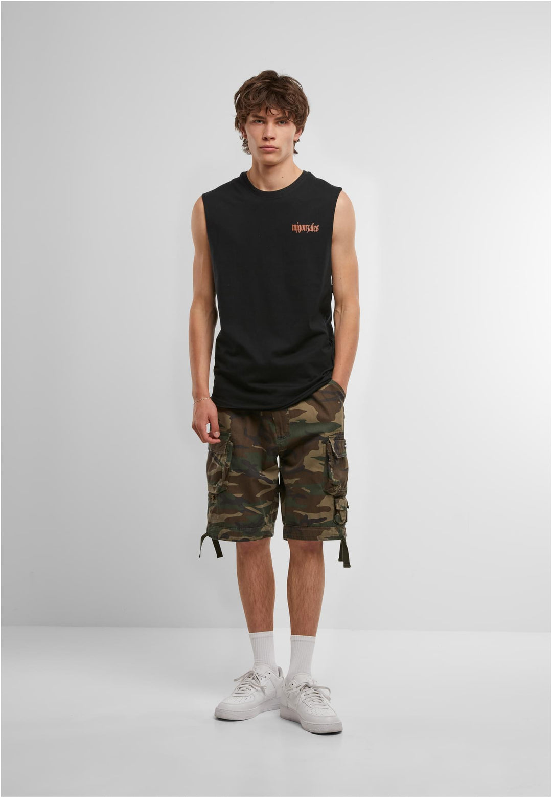 Tb 12152 MJG Cargo Shorts Camouflage Woodland