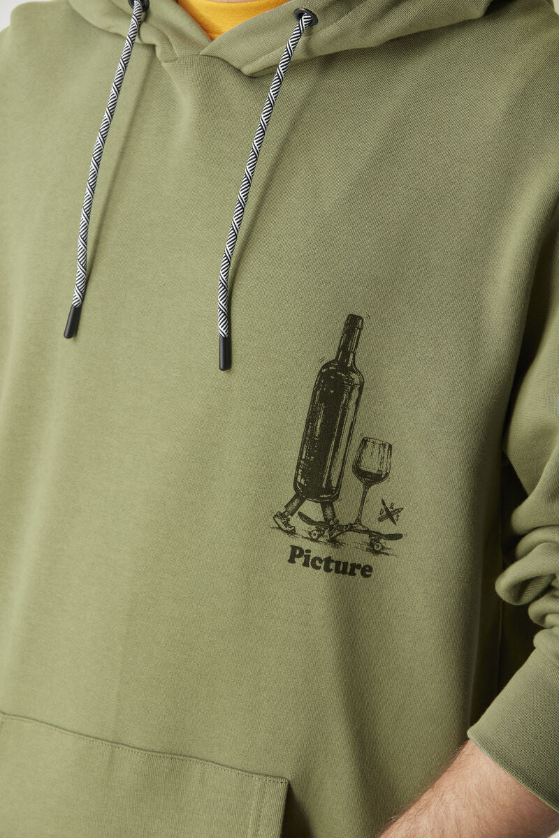 Picture D&S Winerider Hoodie - Green Spray