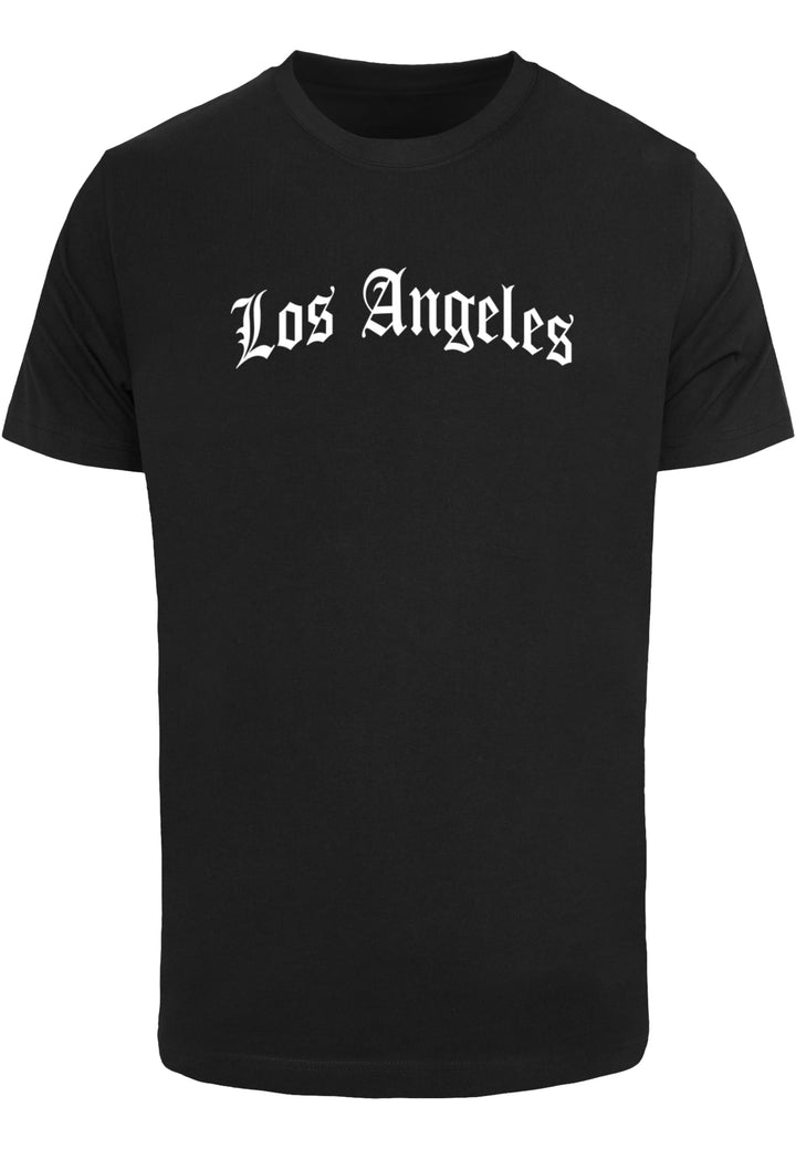 TB 1578 Los Angeles Wording Tee Black