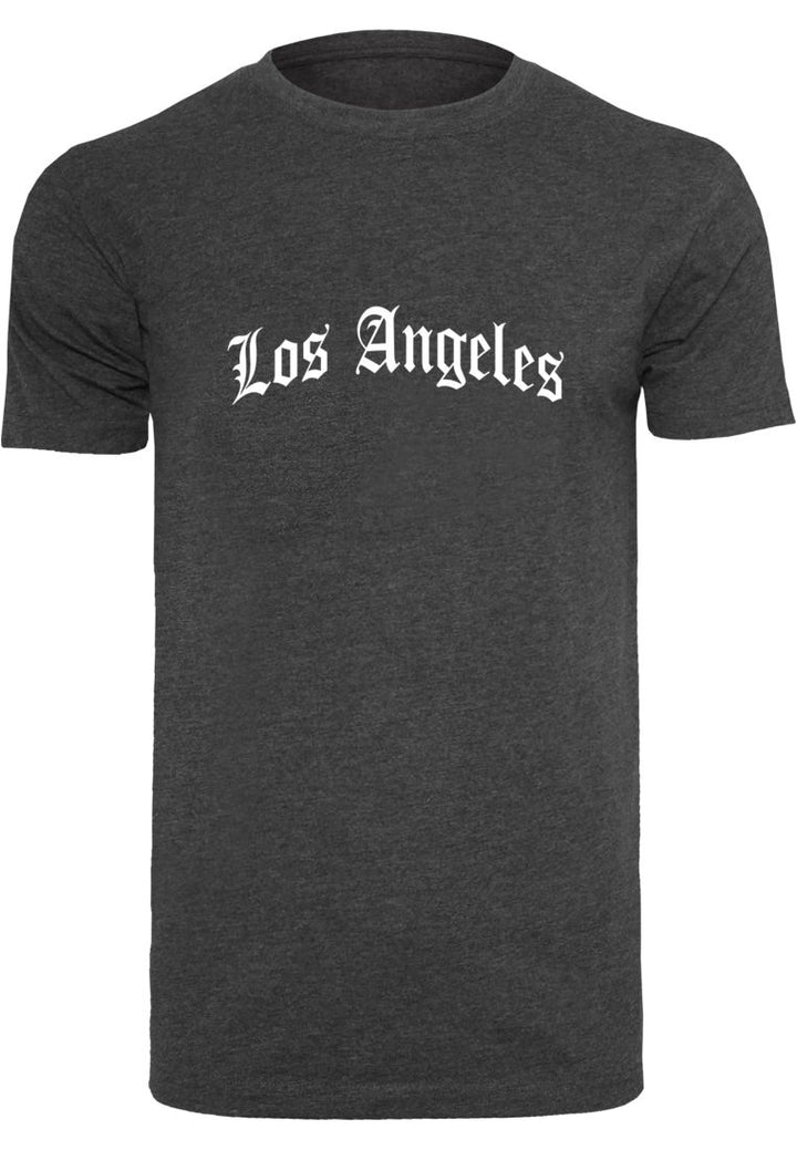 TB 1578 Los Angeles Wording Tee Charcoal