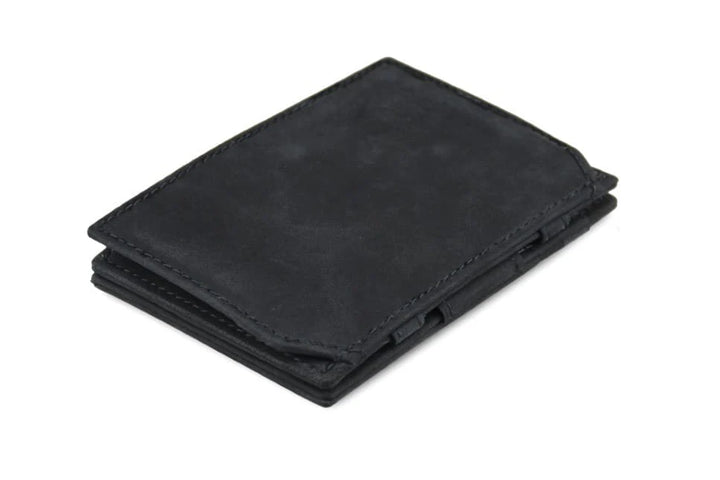 Garzini / Hunterson Essenziale Magic Coin 7 Card Wallet - Carbon Black