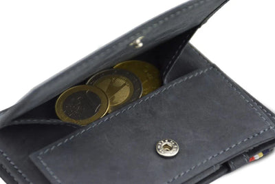 Garzini / Hunterson Essenziale Magic Coin 7 Card Wallet - Carbon Black