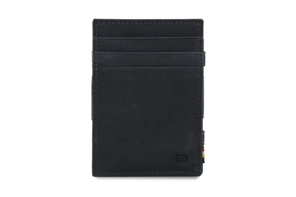 Garzini / Hunterson Essenziale Magic Coin 7 Card Wallet - Carbon Black