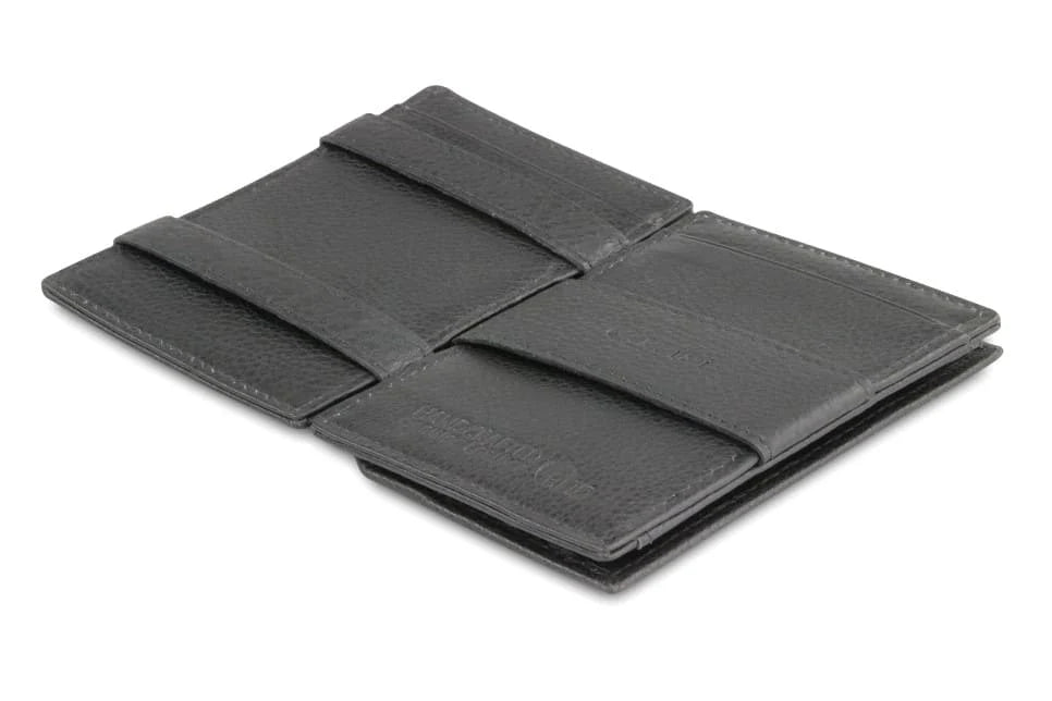 Garzini / Hunterson Essenziale Magic Coin 7 Card Wallet - Raven Black