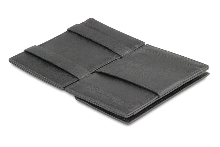 Garzini / Hunterson Essenziale Magic Coin 7 Card Wallet - Raven Black