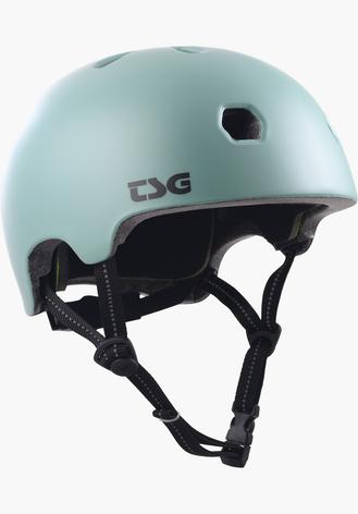 TSG Meta Solid Colors Helmet - satin Oil Blue