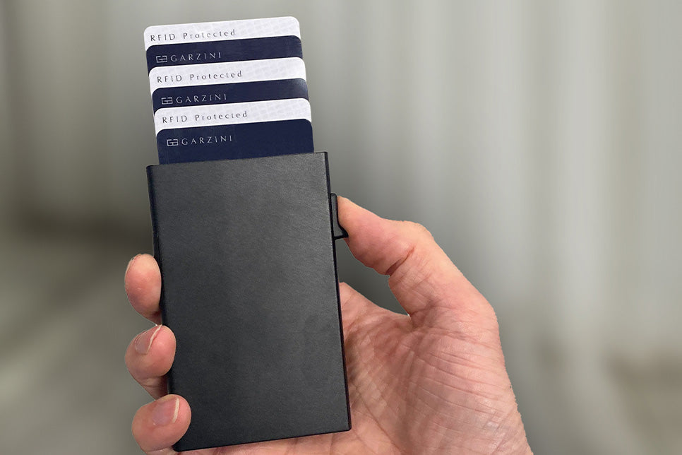 Garzini / Hunterson Metal Card Holder  - Black