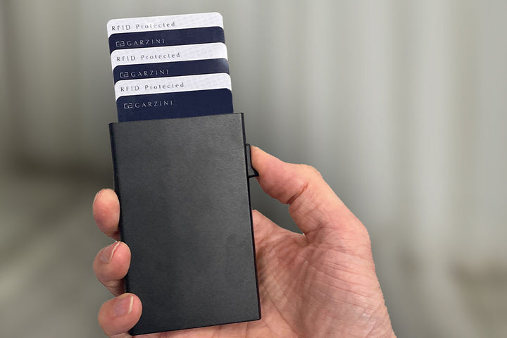 Garzini / Hunterson Metal Card Holder  - Black