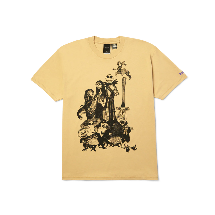 HUF x Nightmare Before Christmas Cast T-Shirt Sand