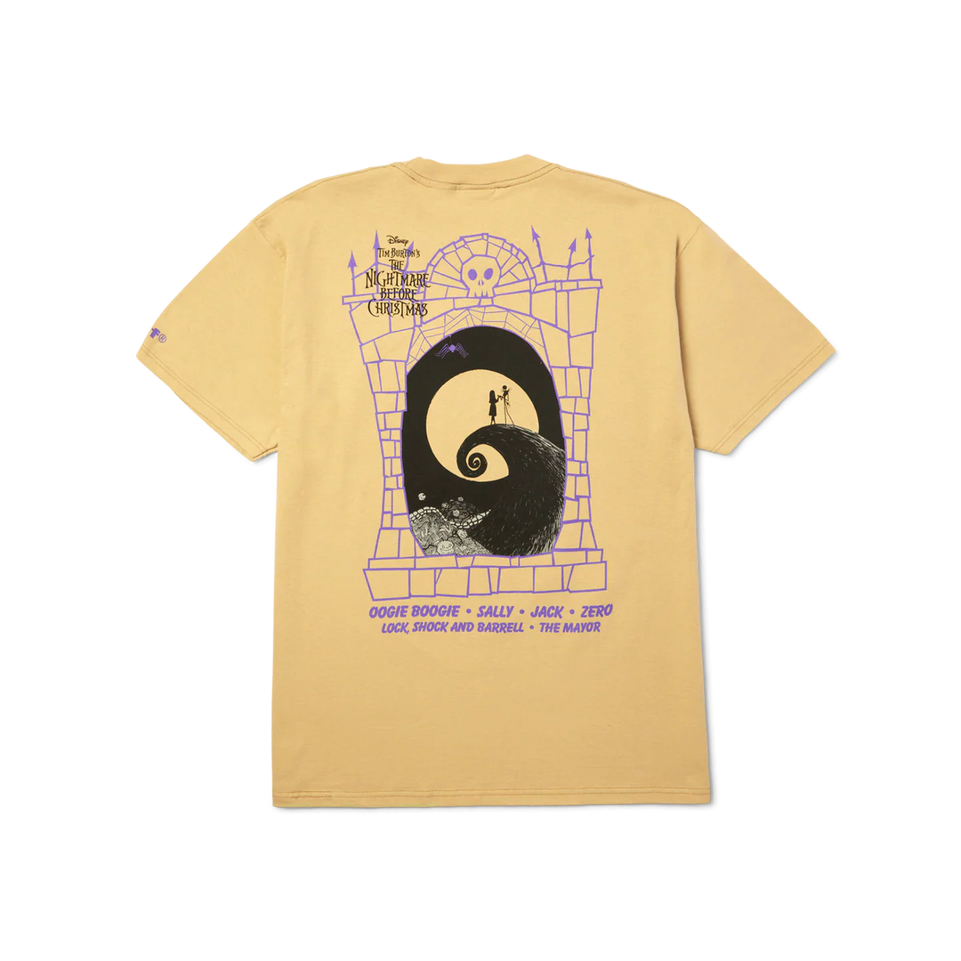 HUF x Nightmare Before Christmas Cast T-Shirt Sand