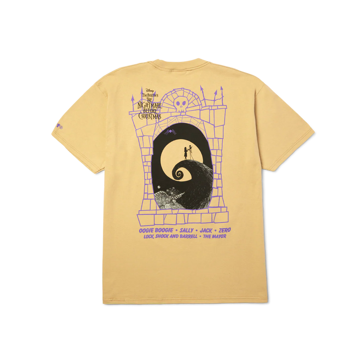 HUF x Nightmare Before Christmas Cast T-Shirt Sand