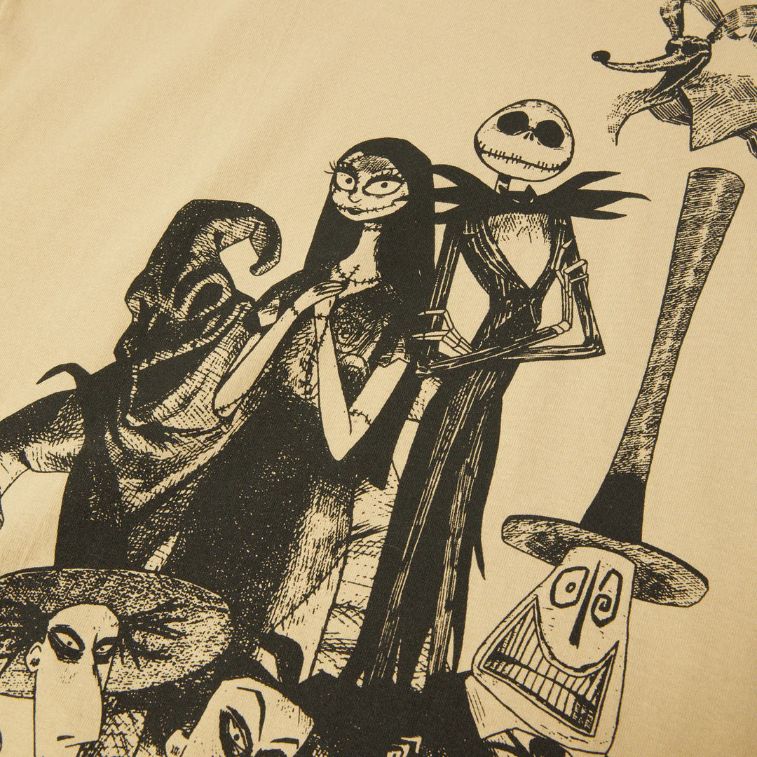 HUF x Nightmare Before Christmas Cast T-Shirt Sand