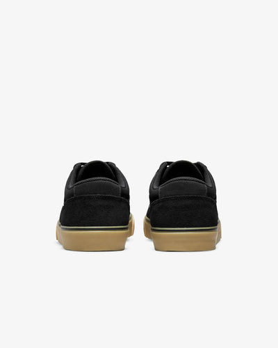 Nike SB 3493 Chron 2 Shoe - Schwarz / Schwarz / Gum Light Brown / Weiß 002