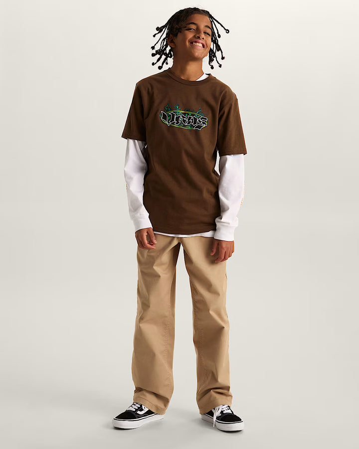 Vans KIDS Night Spark SS Vintage - Cacao