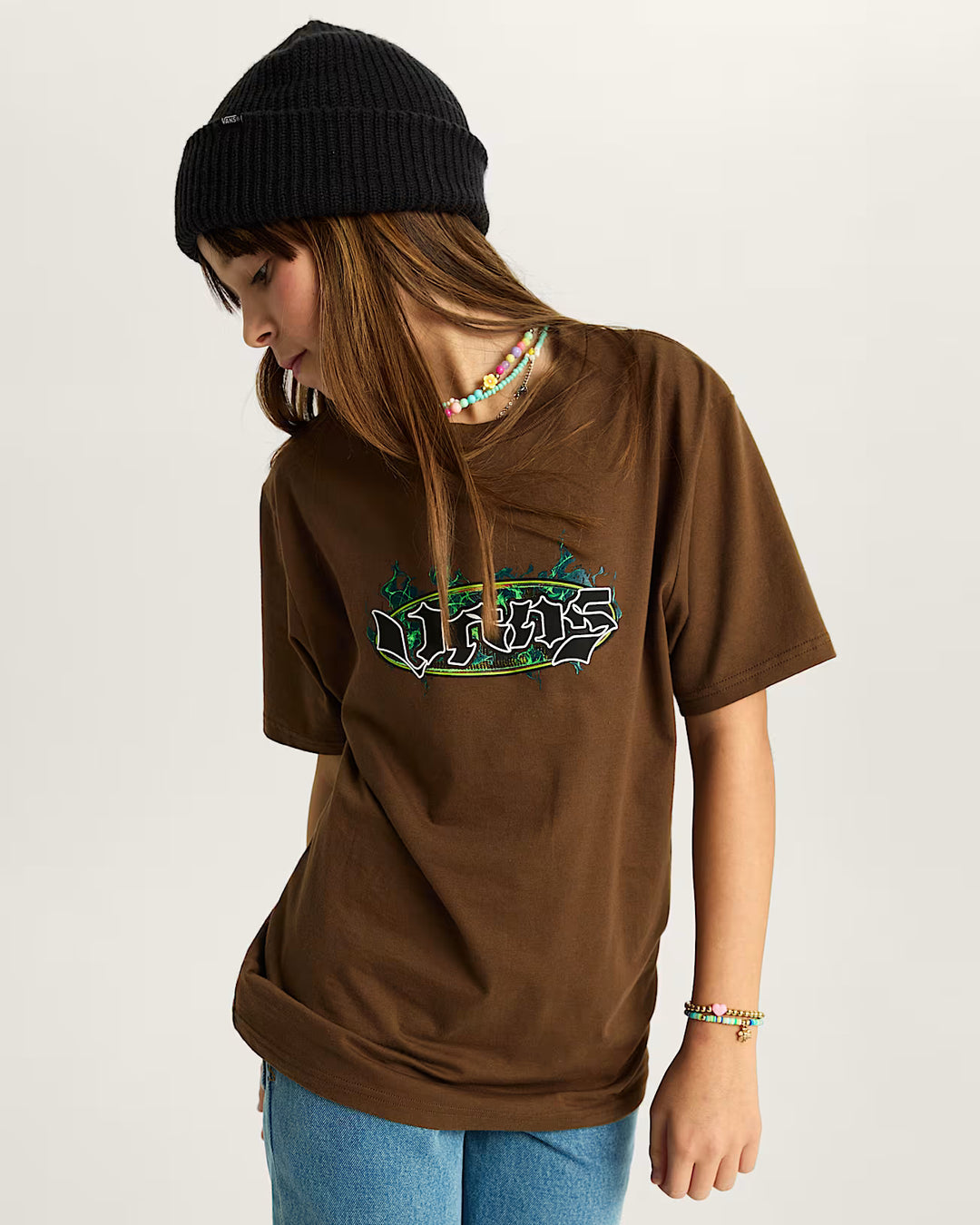 Vans KIDS Night Spark SS Vintage - Cacao