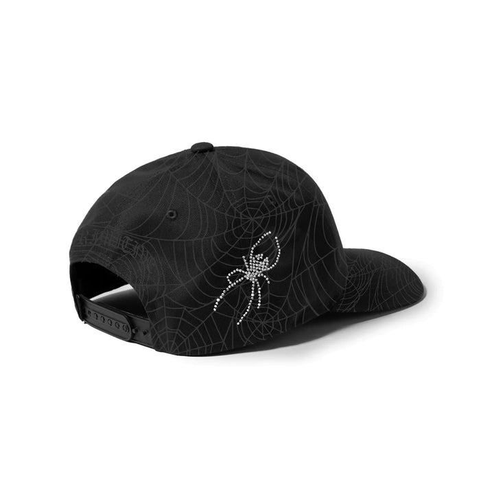 Primitive Dirty P Spin A-Frame Snapback Cap - Black