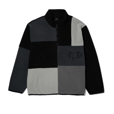 HUF Remix Quarter Zip Fleece - Black