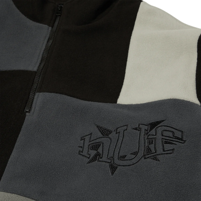 HUF Remix Quarter Zip Fleece - Black