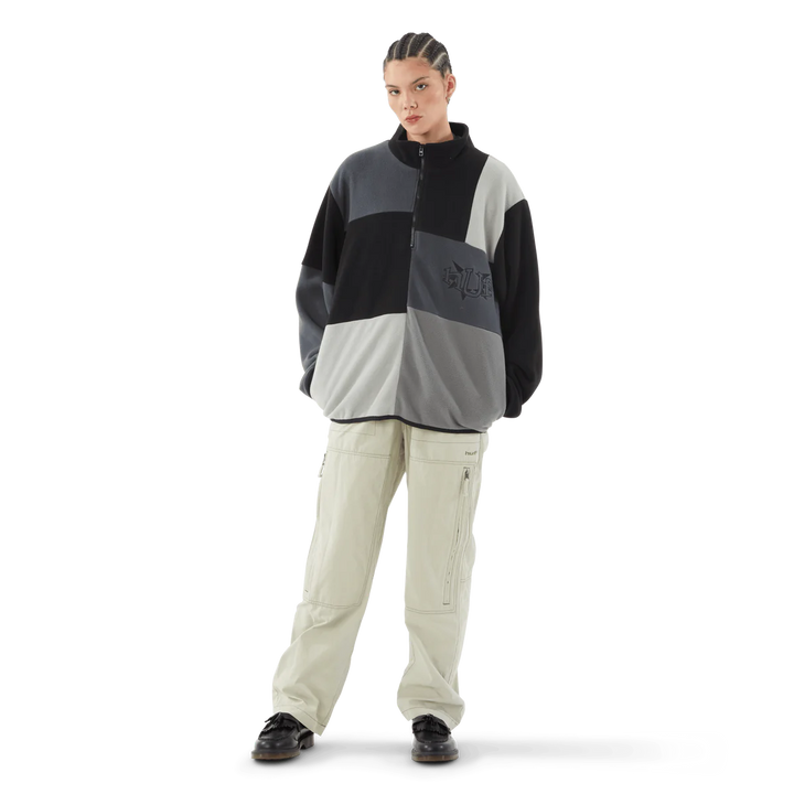HUF Remix Quarter Zip Fleece - Black
