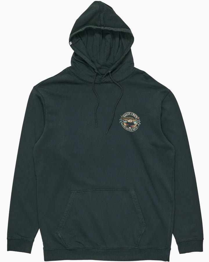 Salty Crew Jimmy Midweight Fleece Hood - Charcoal