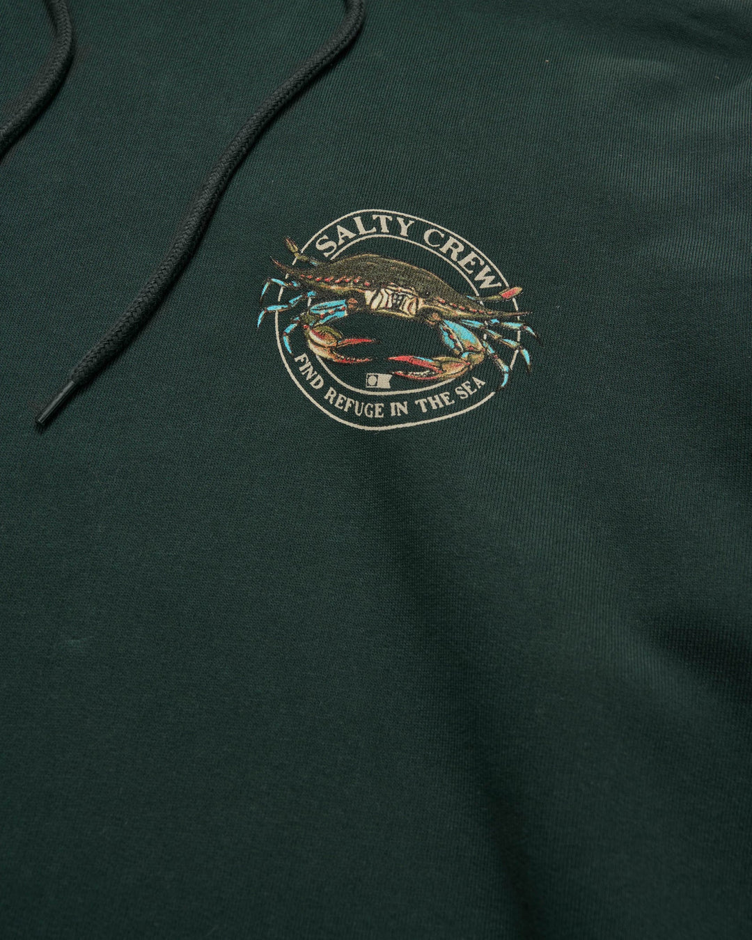 Salty Crew Jimmy Midweight Fleece Hood - Charcoal