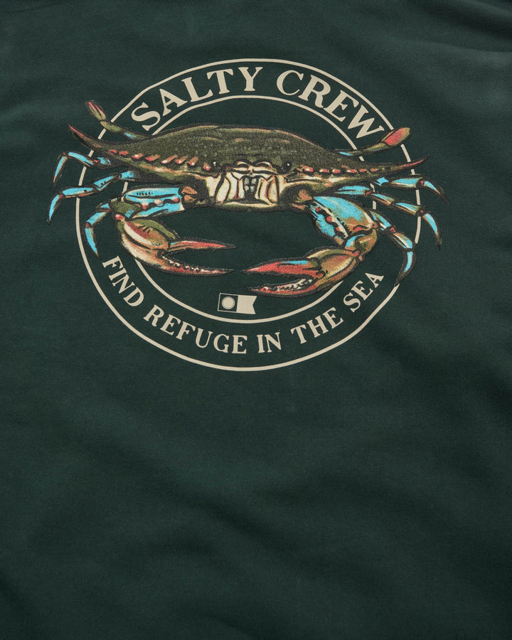 Salty Crew Jimmy Midweight Fleece Hood - Charcoal