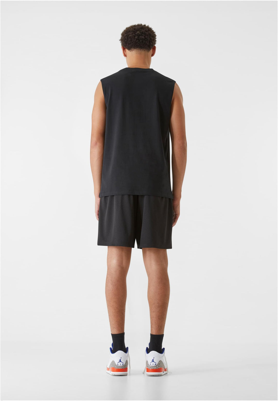 TB 501  Sense Essential Mesh Shorts Black