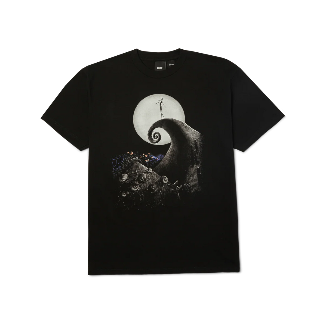 HUF x Nightmare Before Christmas Spiral Hill T-Shirt