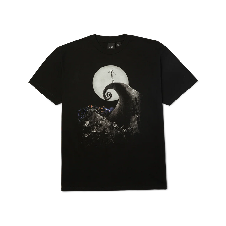 HUF x Nightmare Before Christmas Spiral Hill T-Shirt