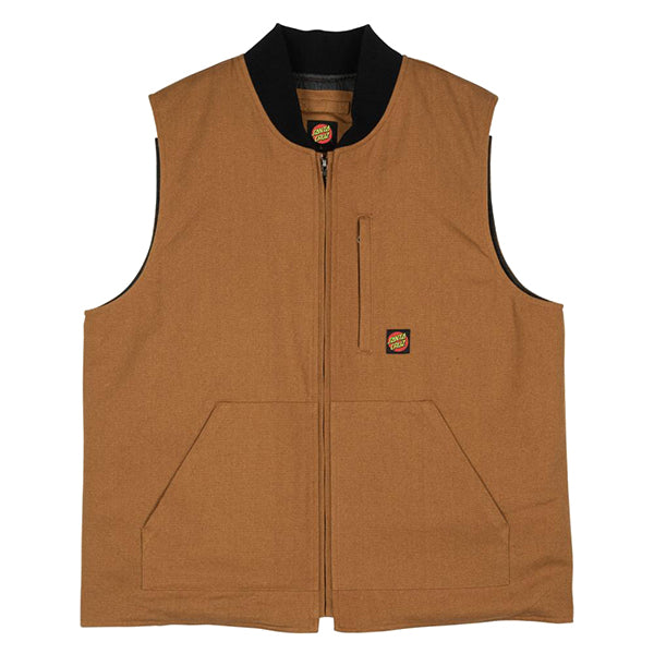 Santa Cruz Classic Label Vest - Biscuit