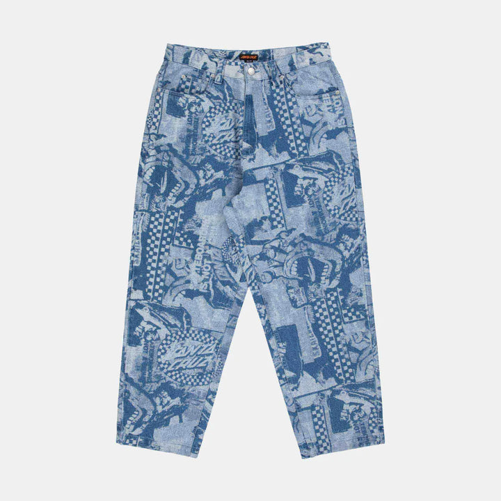 Santa Cruz Big Pants - Stone Wash Collage