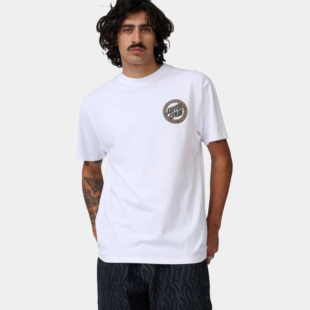 Santa Cruz Loco Dot T-Shirt - Weiß