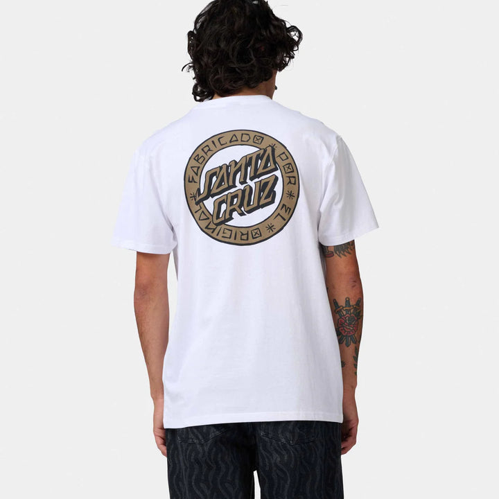 Santa Cruz Loco Dot T-Shirt - Weiß