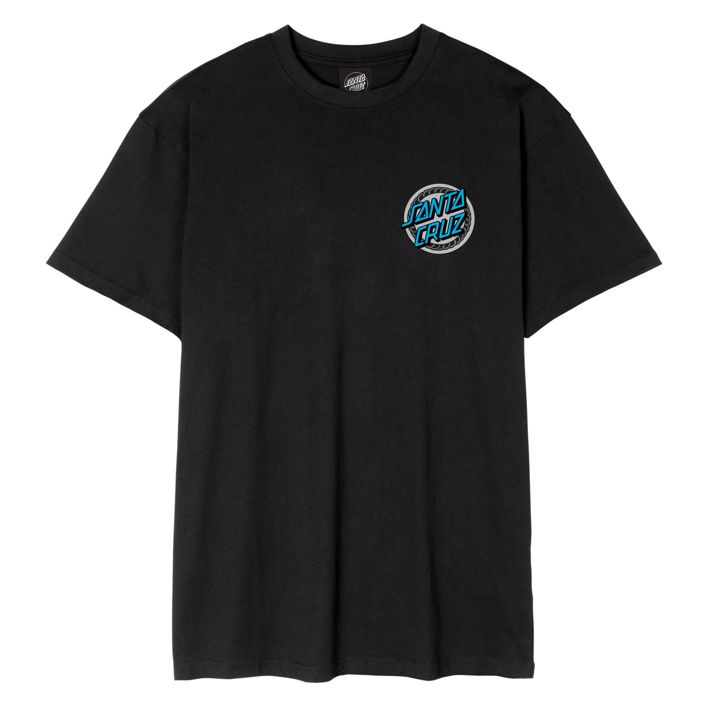 Santa Cruz Dressen  Rose Crew One T-Shirt - Black