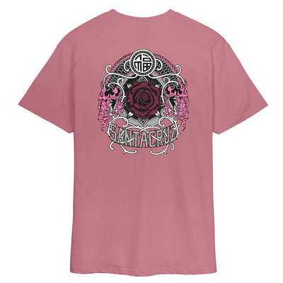 Santa Cruz Dressen  Rose Crew One T-Shirt - Dusty Rose