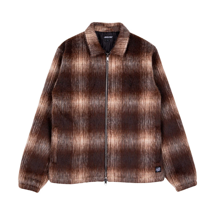Santa Cruz Hideout Jacket Brown Check