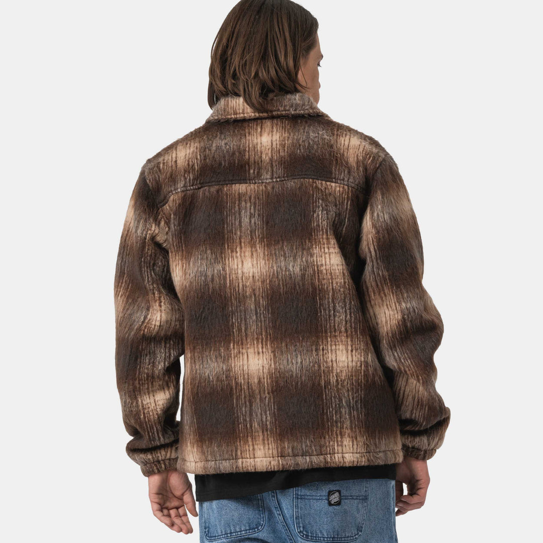 Santa Cruz Hideout Jacket Brown Check