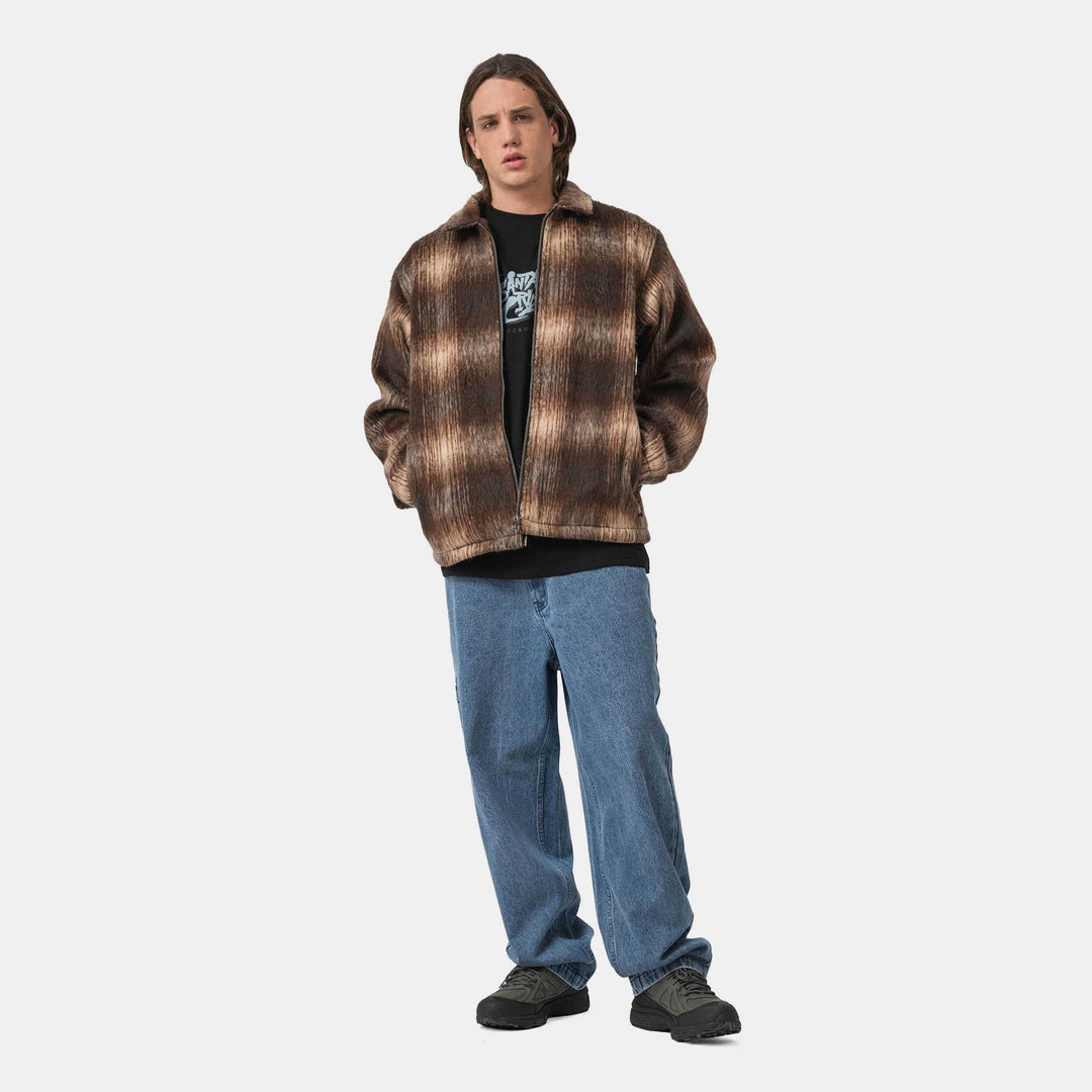 Santa Cruz Hideout Jacket Brown Check