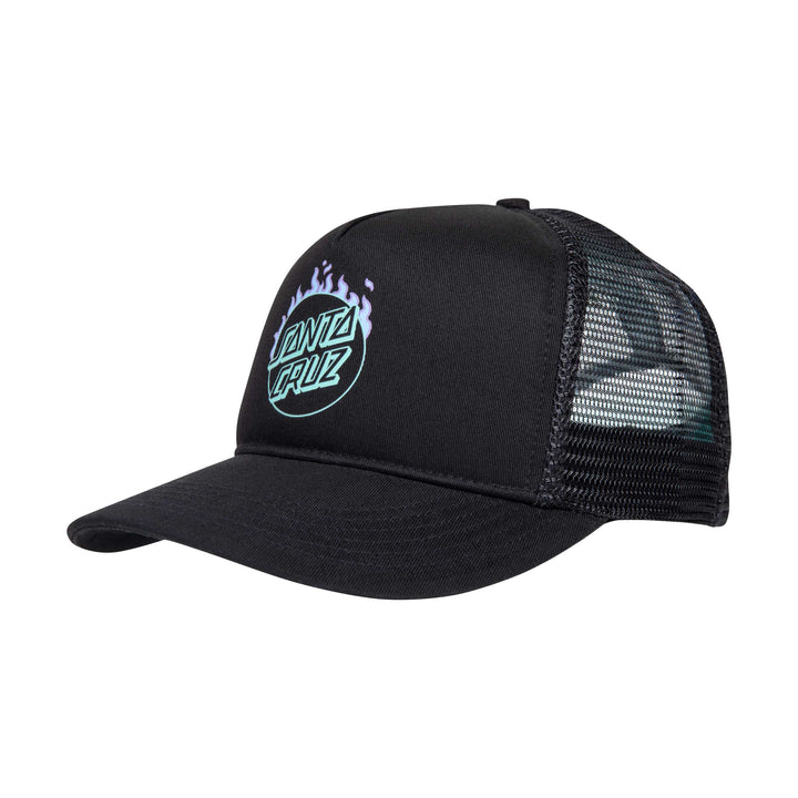Santa Cruz Minimal Burnt Opus Trucker Cap Black