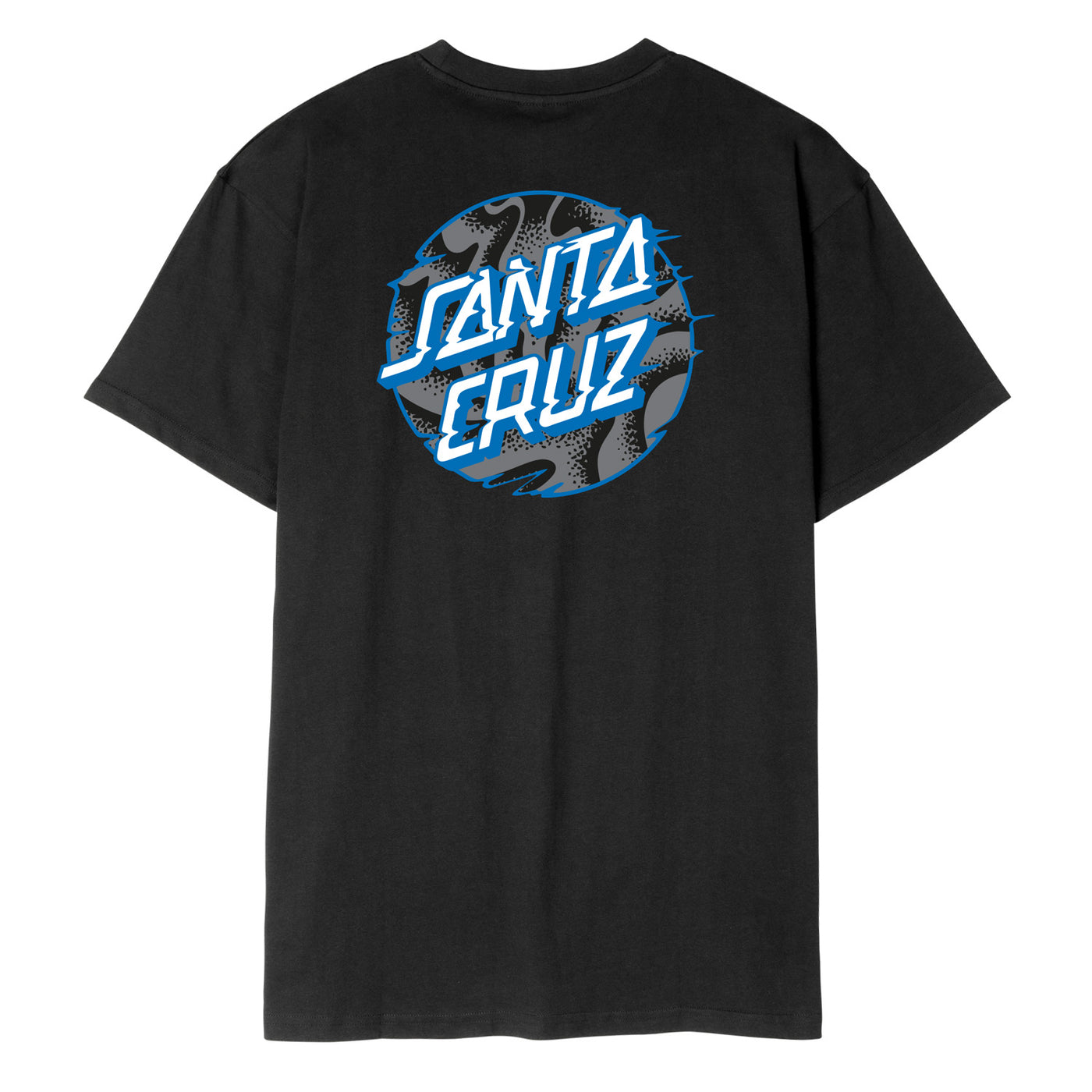 Santa Cruz Vivid Slick Dot T-Shirt - Black
