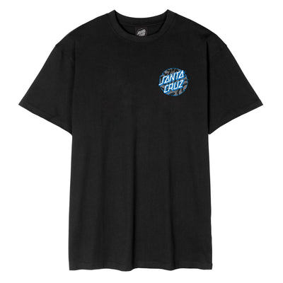 Santa Cruz Vivid Slick Dot T-Shirt - Black